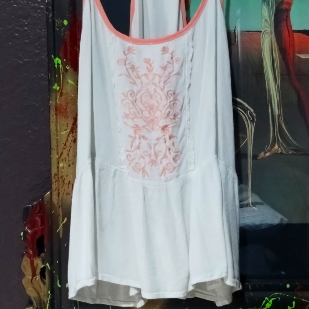 Peasant tank top